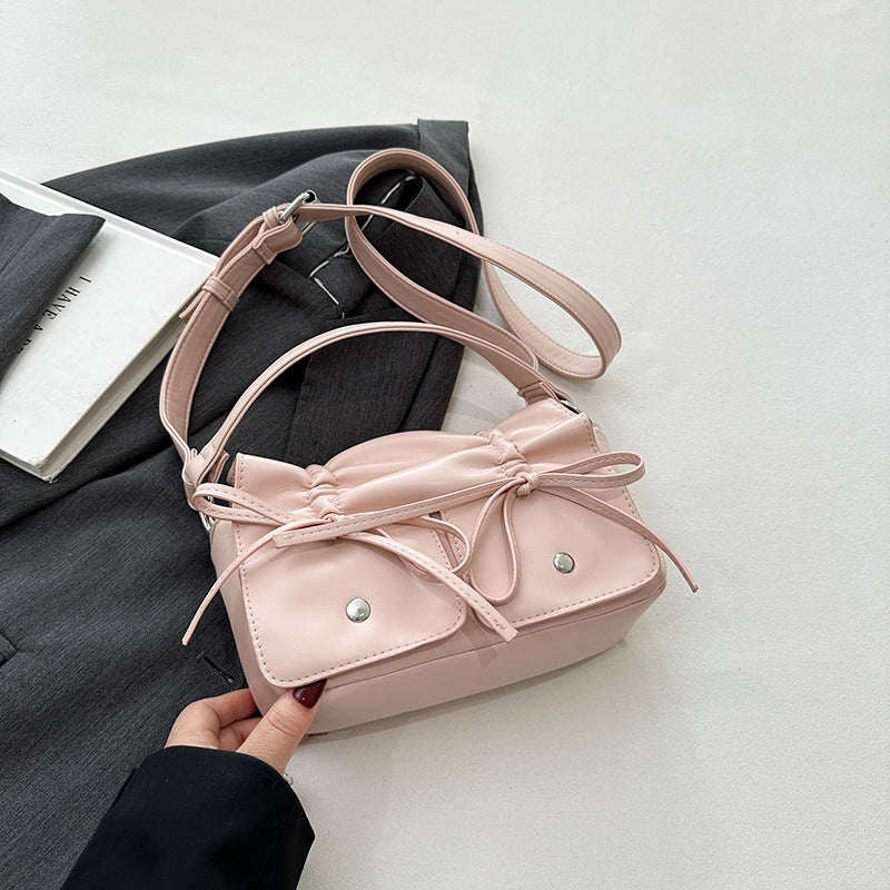 PINK BOW SHOULDER BAG