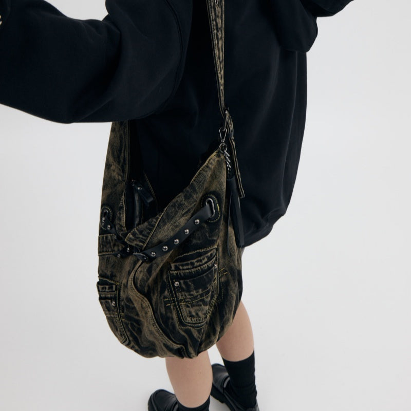 RETRO DENIM PUNK BAG