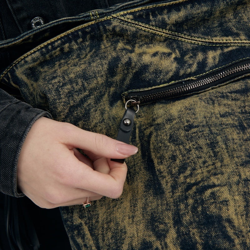 RETRO DENIM PUNK BAG