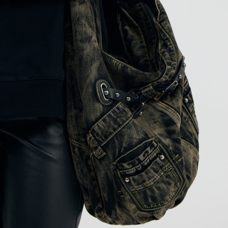 RETRO DENIM PUNK BAG
