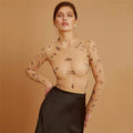 SHEER PRINTED TOP