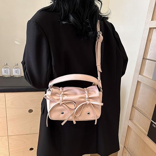 PINK BOW SHOULDER BAG