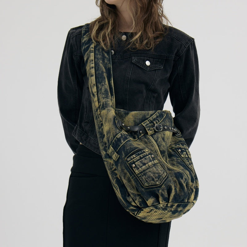 RETRO DENIM PUNK BAG
