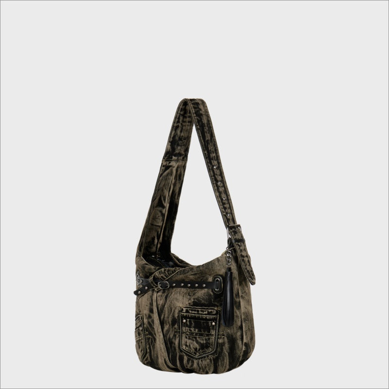 RETRO DENIM PUNK BAG