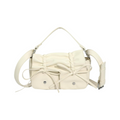 BEIGE BOW SHOULDER BAG