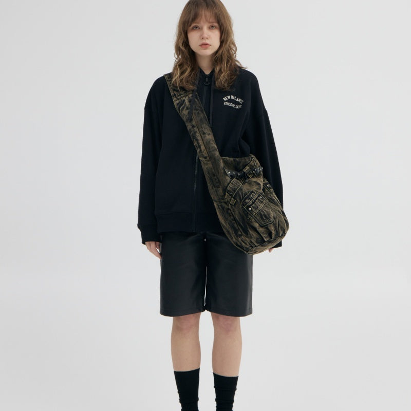 RETRO DENIM PUNK BAG