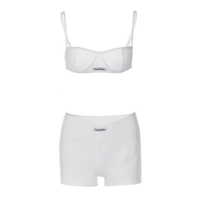 RIBBED COTTON LOUNGE SET