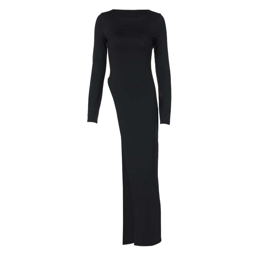 LONG SLEEVE ASYMMETRICAL TOP