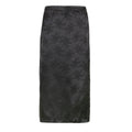 HIGH-WAIST JACQUARD MIDI SKIRT