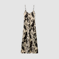 COW PRINT SLIP DRESS
